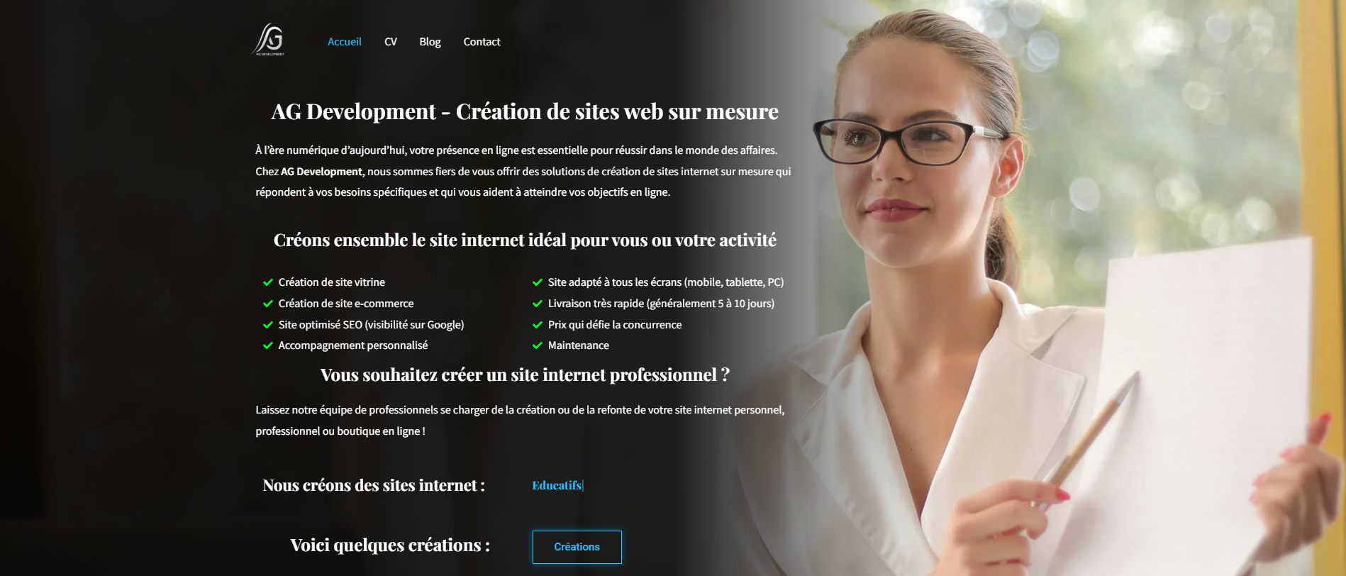 AG Development - Accueil